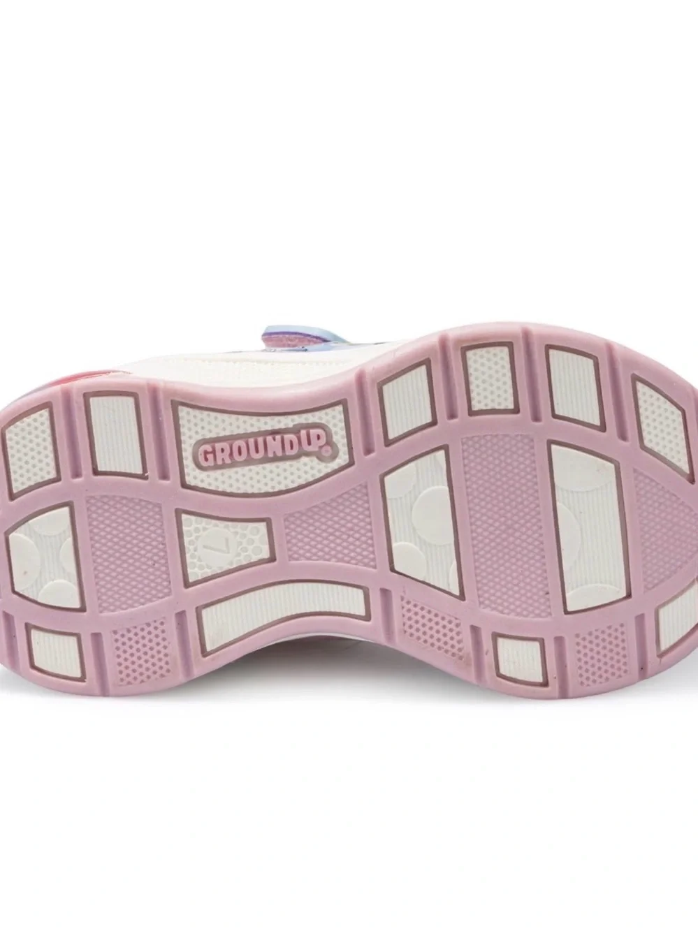 Bliss Kids Pastel Heart Light-Up Sneakers - Pink, Blue & Purple